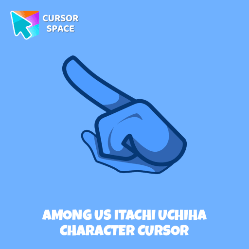 Among Us Itachi Uchiha Character cursor arrow cursor